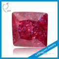 square red hot sale sightly ice cubic zirconia stone jewelry